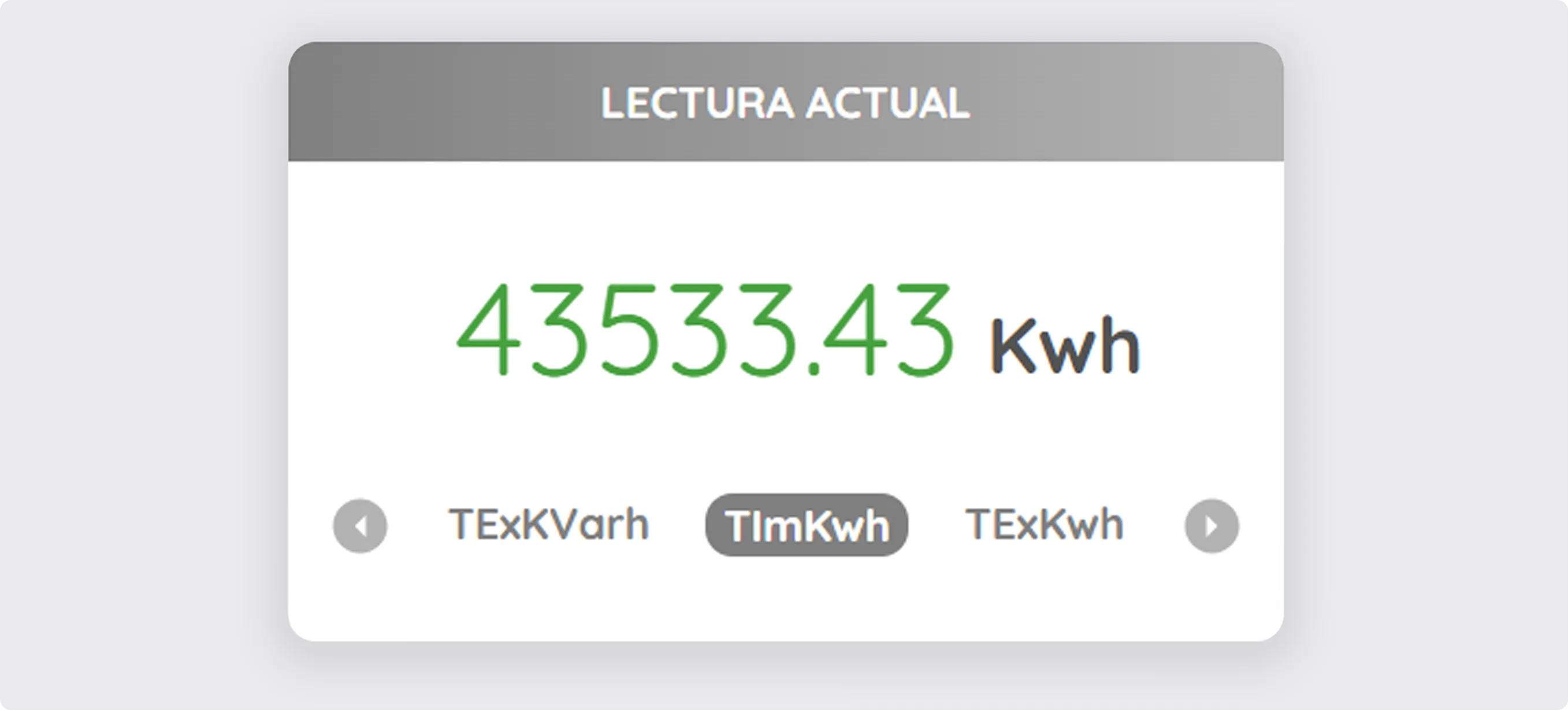 Medidor de energía
